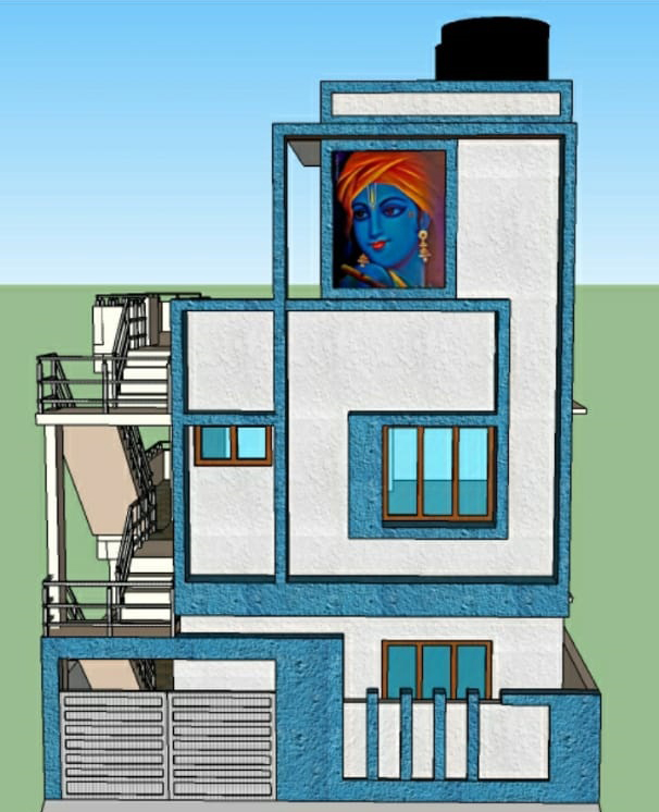 Commercial Building Project with Modern Elevation in Bangalore